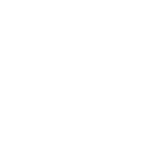 White silhouette of a frying pan with mushrooms and a spatula.