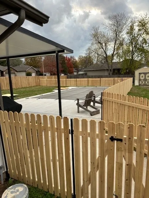 Covered pool and patio chairs